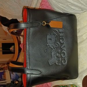 Coach Horse and Carriage Tote